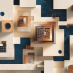 Abstract editorial illustration showing artificial intelligence being integrated into organizational workflows, knowledge systems, governance, and decision processes.